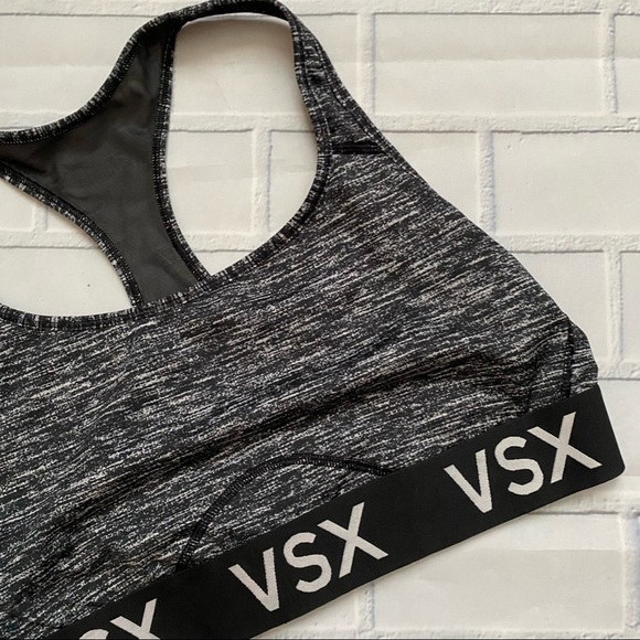 Victoria’s Secret Sport Gray and Black Low Support Sports Bra - Picture 2 of 6